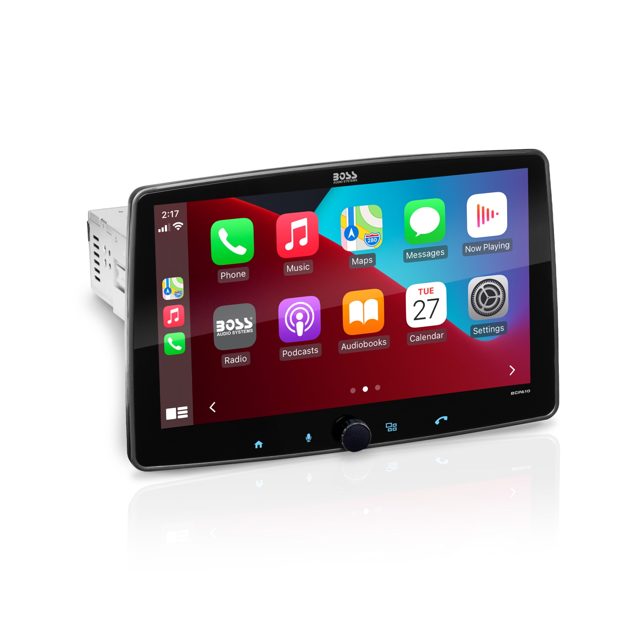 BOSS Audio Systems BCPA10 Single Din Car Stereo Apple CarPlay & Android Auto, 10.1" Touchscreen