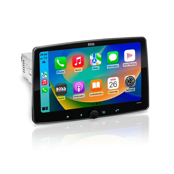 BOSS Audio Systems BCPA9 Car Stereo – Wireless Apple CarPlay, Android Auto, 9 Inch LCD Touchscreen, Bluetooth, No CD DVD Player, Radio