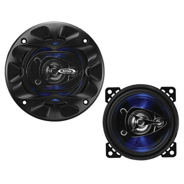 BOSS Audio Systems BE423 Rage Series 4 Inch Car Stereo Door Speakers - 225 Watts Max, 3 Way, Full Range Audio, Coaxial, Tweeters, Sold in Pairs