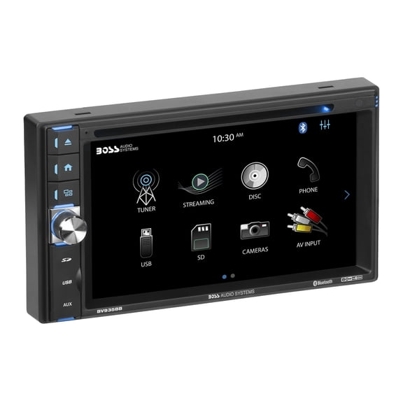 BOSS Audio Systems BV9358B Car Stereo with Bluetooth, 6.2 Inch Touchscreen, Double Din, CarPlay, Android Auto, AM/FM Radio, USB, A/V Input