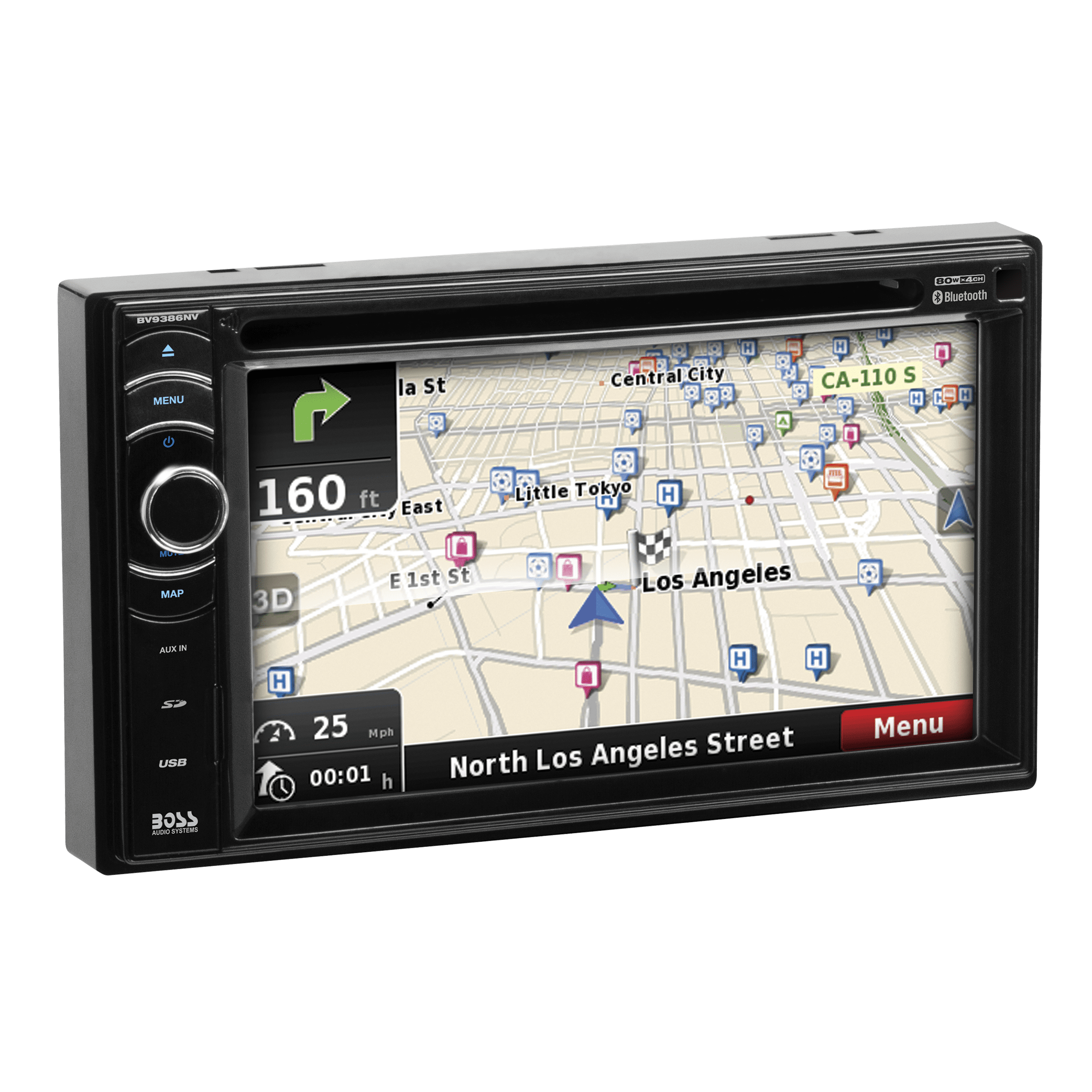 BOSS Audio Systems BV9386NV Car Navigation, Bluetooth, 6.2” Touchscreen