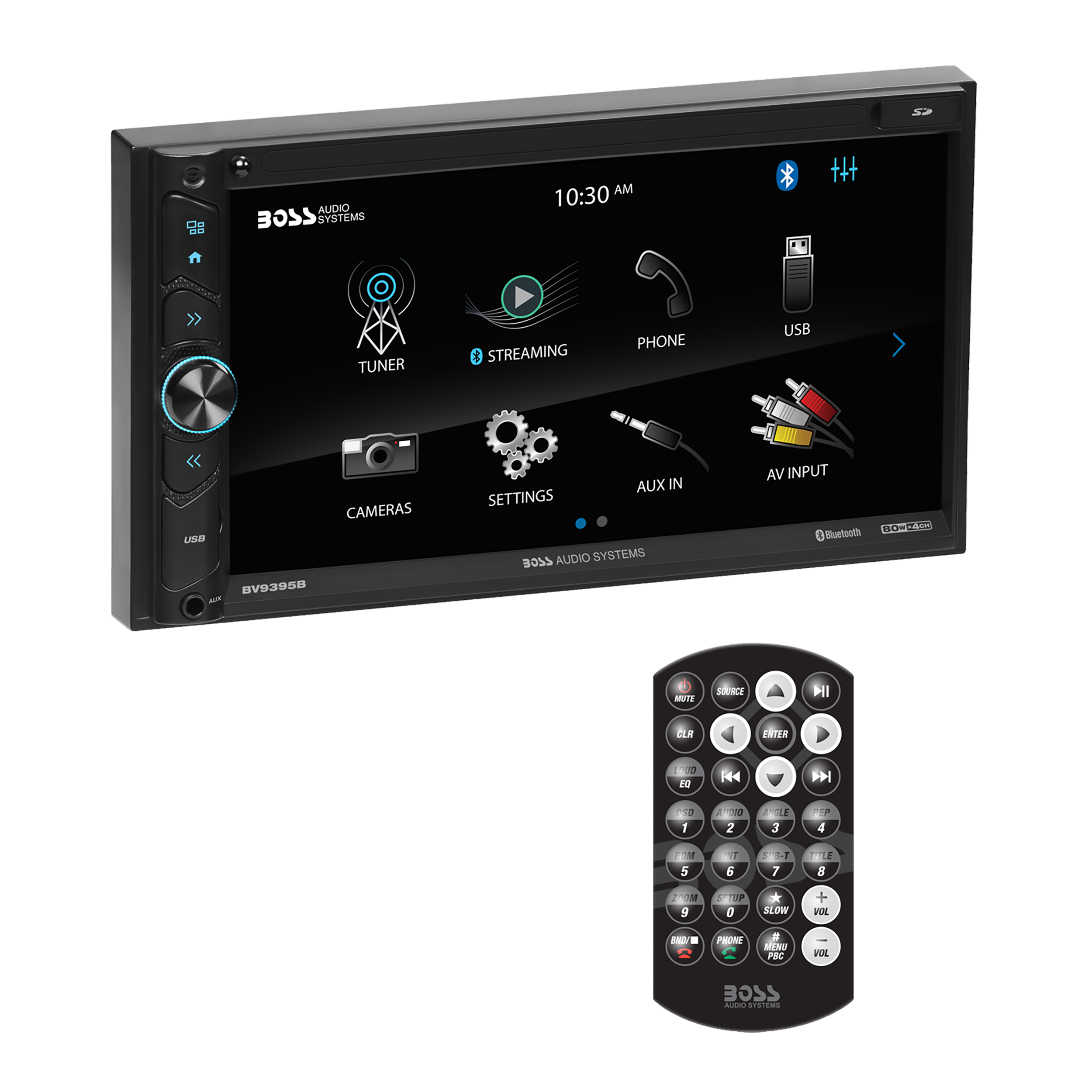 BOSS Audio Systems 595BRGB Single Din Car Stereo System, Bluetooth