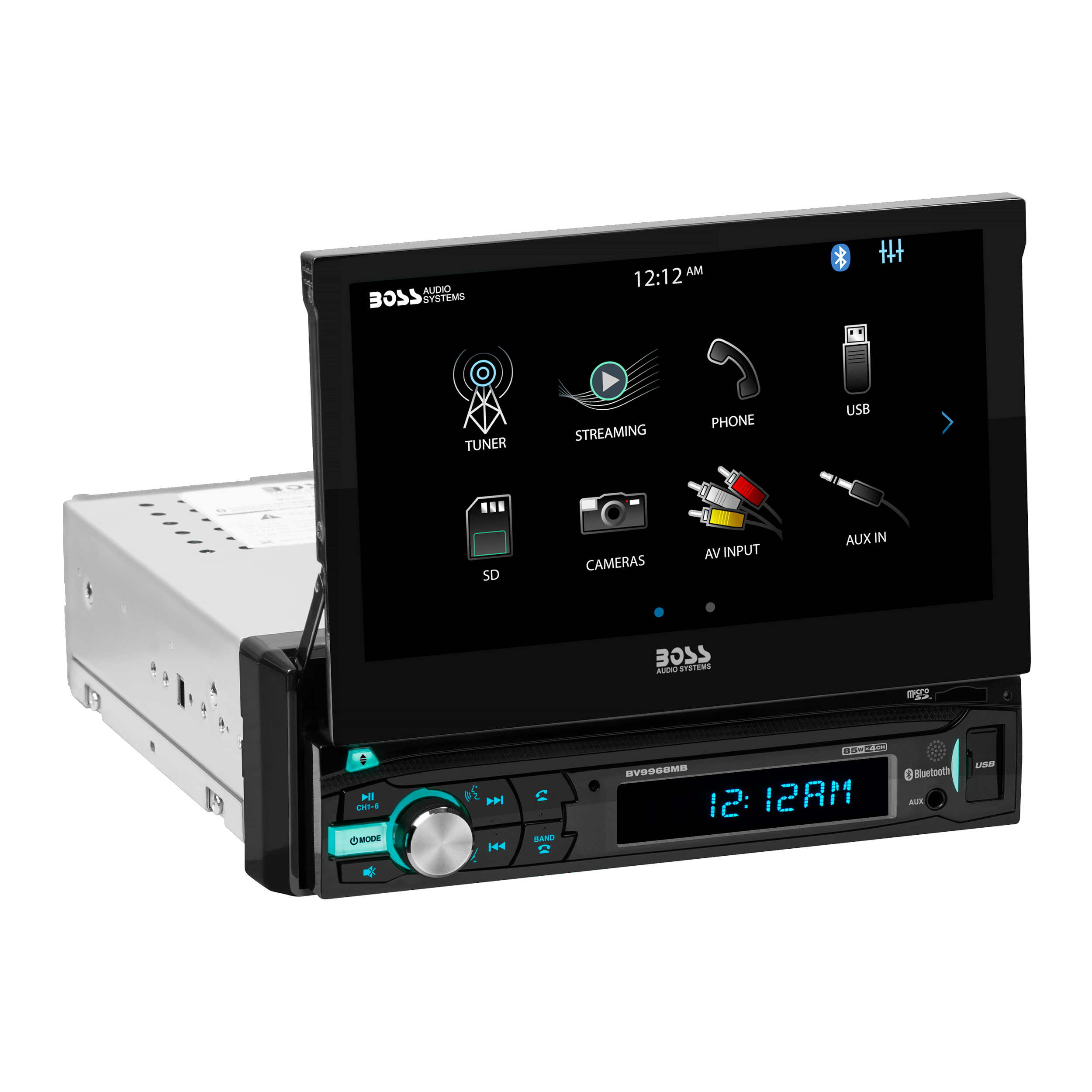 Universal Car Stereo Rearfire Sealed Single 12" Harmony R124 Sub Box Enclosure