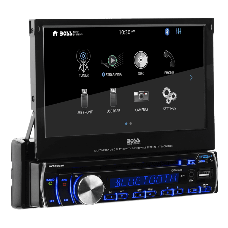 BOSS Audio Systems BV9986BI Car DVD Player, Bluetooth, 7