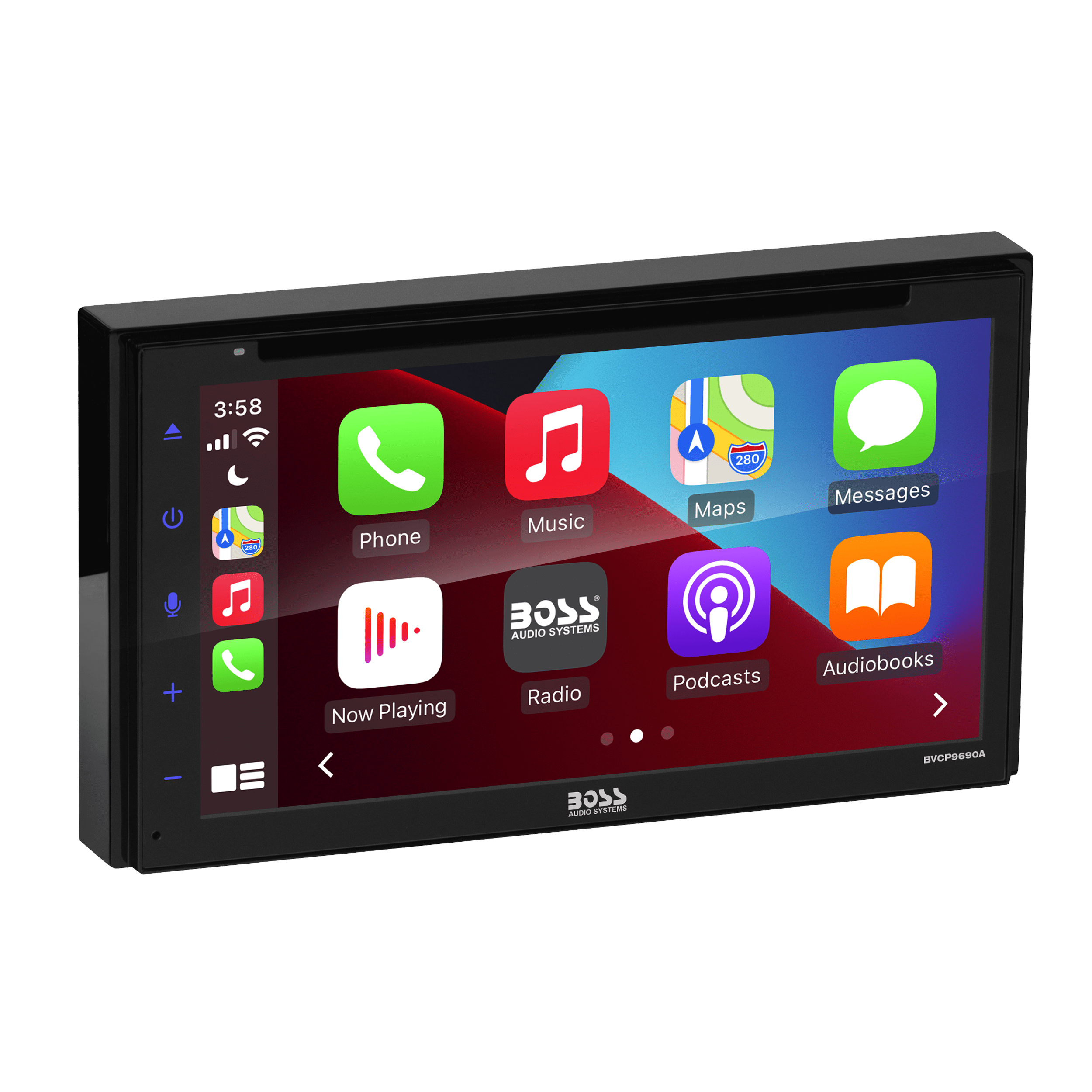 BOSS Audio Systems BVCP9690A 2 Din Apple CarPlay Android Auto Car