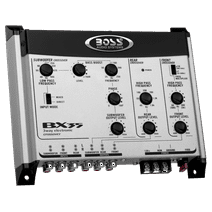 BOSS Audio Systems BX35 Car Electronic Crossover - 3 Way, Pre-Amp, Fine Tune Your High-Mid-Low Range Speaker Frequencies, Equalizer, DPS Audio Processor