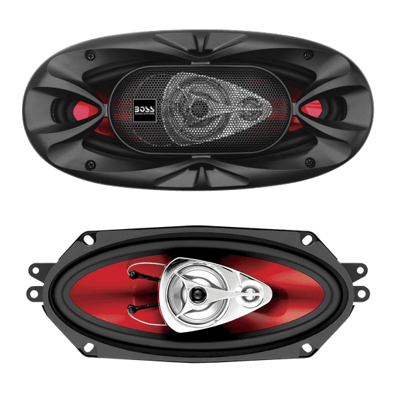 Boss CH4330 4"x10" 3-Way 400W Full-Range Chaos Exxtreme Car Audio Speakers