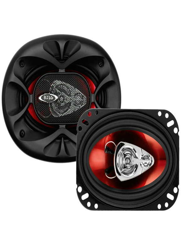 BOSS Audio Systems CH4630 Chaos Series 4 x 6 inch Car Stereo Door Speakers - 250 Watts Max, 3 Way, Full Range Audio, Tweeters, Coaxial, Sold in Pairs