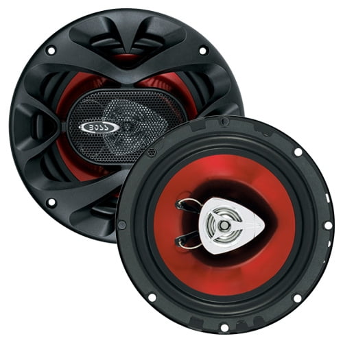 BOSS Audio Systems CH6520 Chaos Series 6.5 inch Car Door Speakers - 250 Watts Max (per pair), Coaxial, 2 Way, Full Range, 4 Ohms, Sold in Pairs, Bocinas Para Carro