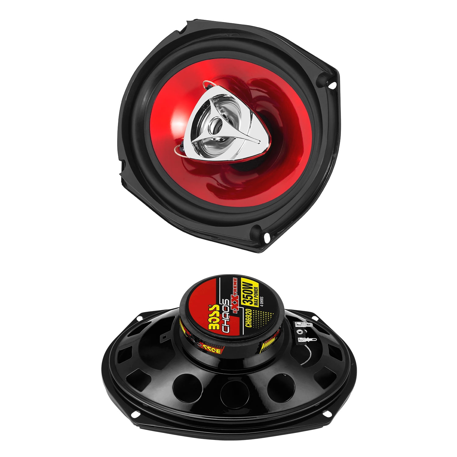 BOSS Audio Systems CH6920 Car Speakers - 350 Watts of Power Per Pair and 175 Watts Each, 6 x 9 Inch, Full Range, 2 Way, Sold in Pairs, Easy Mounting