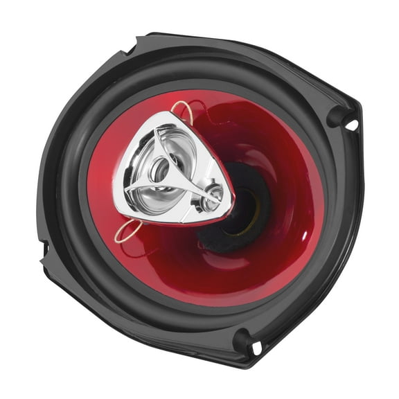 BOSS Audio Systems CH6930 Chaos Series 6 x 9 inch Car Door Speakers - 400 Watts Max (per pair), Coaxial, 3 Way, Full Range, 4 Ohms, Sold in Pairs, Bocinas Para Carro