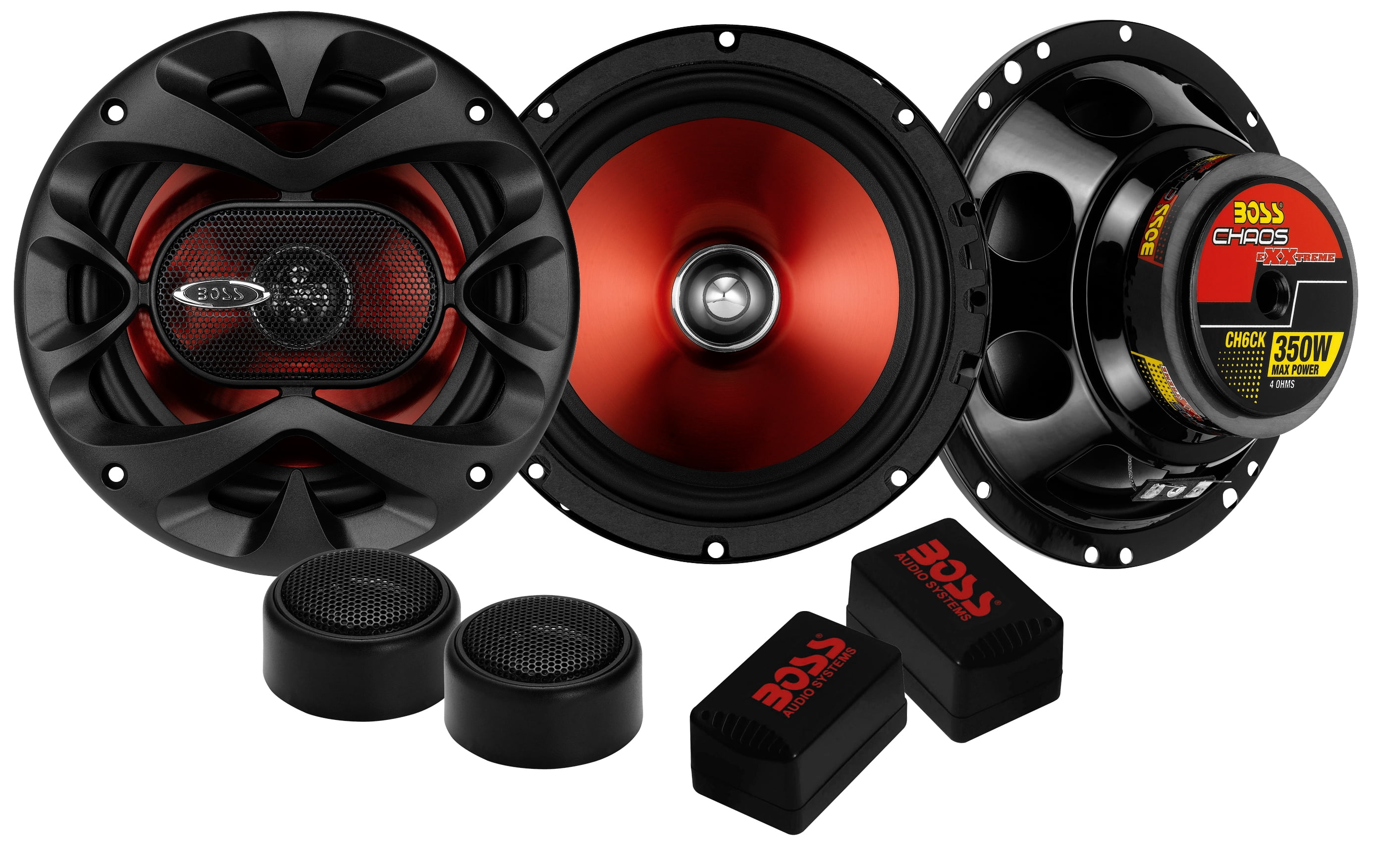BOSS Audio Systems CH6CK Chaos Series 6.5 Inch Car Audio Door Speakers 350 Watts Max, 2 Way