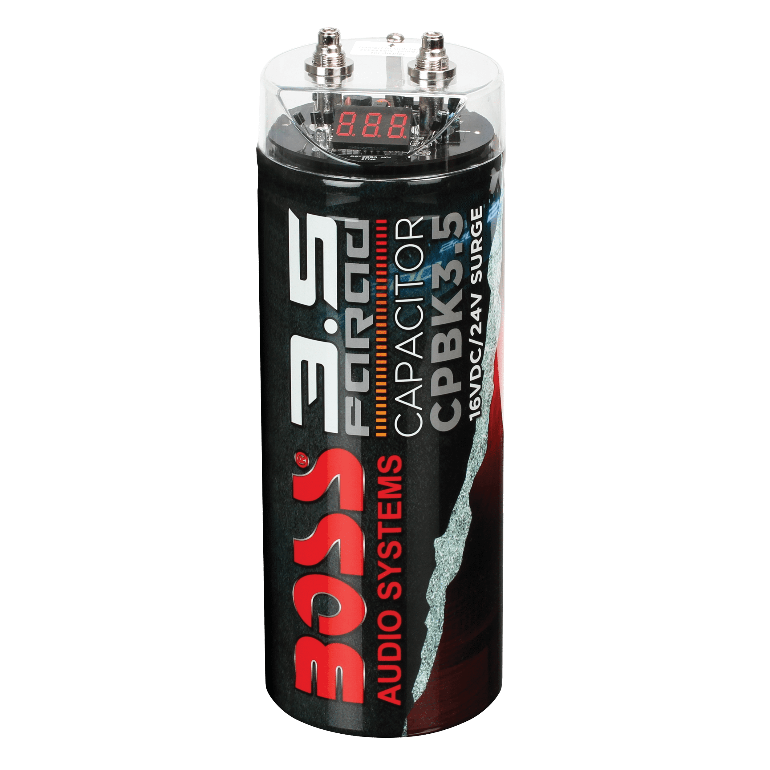 BOSS Audio Systems CPBK3.5 3.5 Farad Car Capacitor, Energy Storage