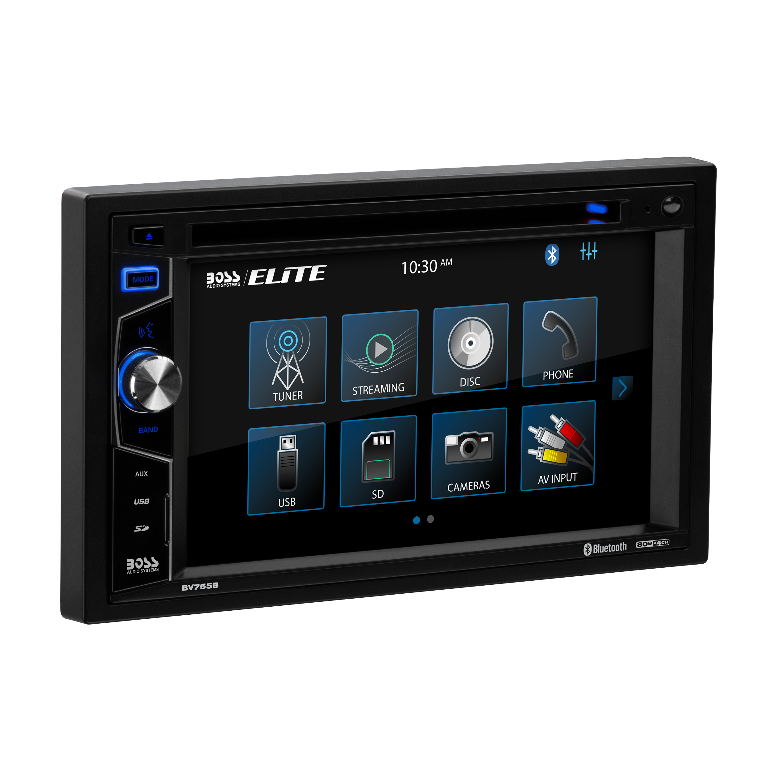 BOSS Audio Systems Elite BV755B Car DVD Player, Bluetooth, 6.2 Inch Touchscreen - image 1 of 17