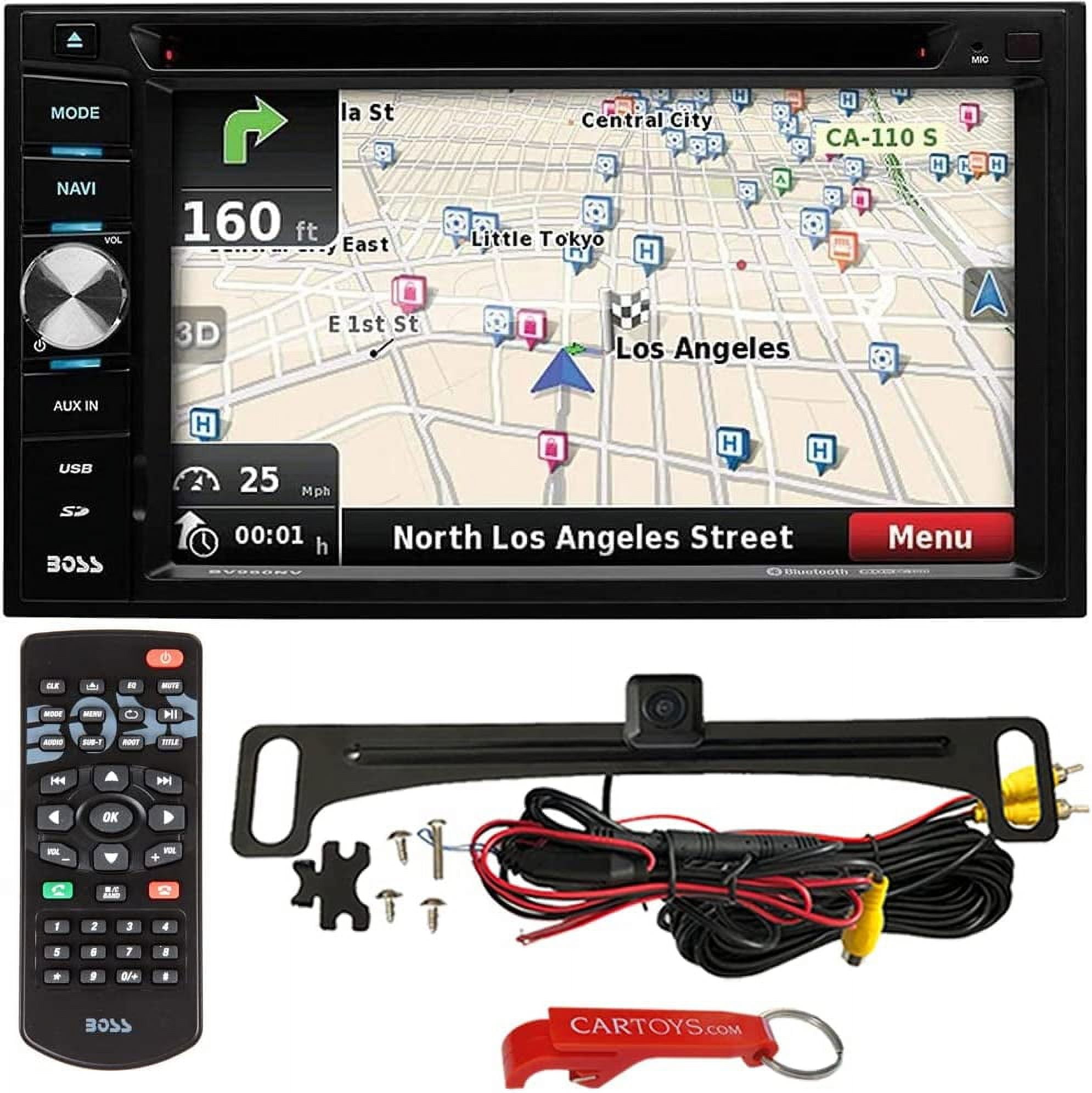 BOSS Audio Systems Elite BV960NV GPS Navigation Car Stereo Safe Driver