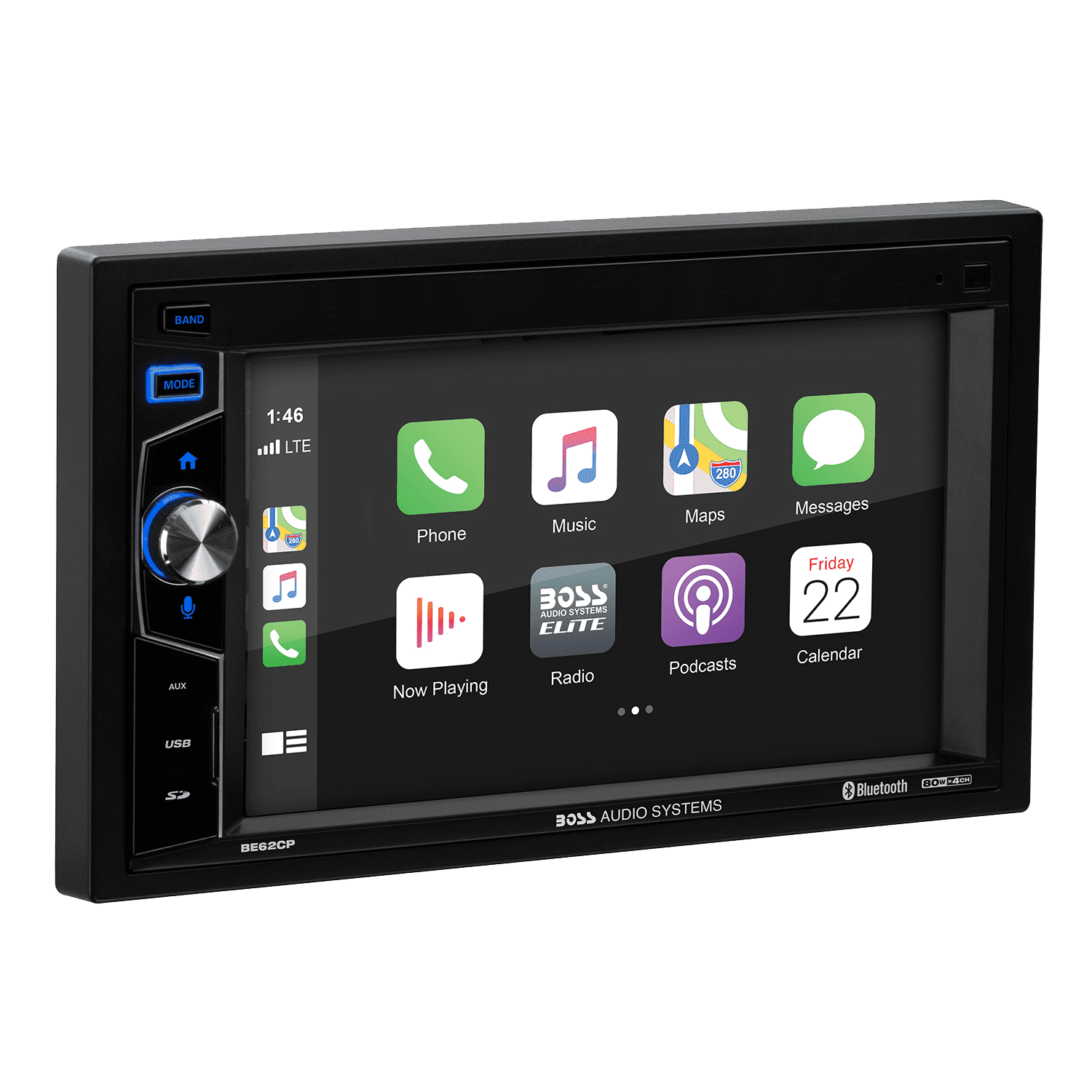 BOSS Audio Systems Elite Series BE62CP Car Audio Stereo System Apple CarPlay