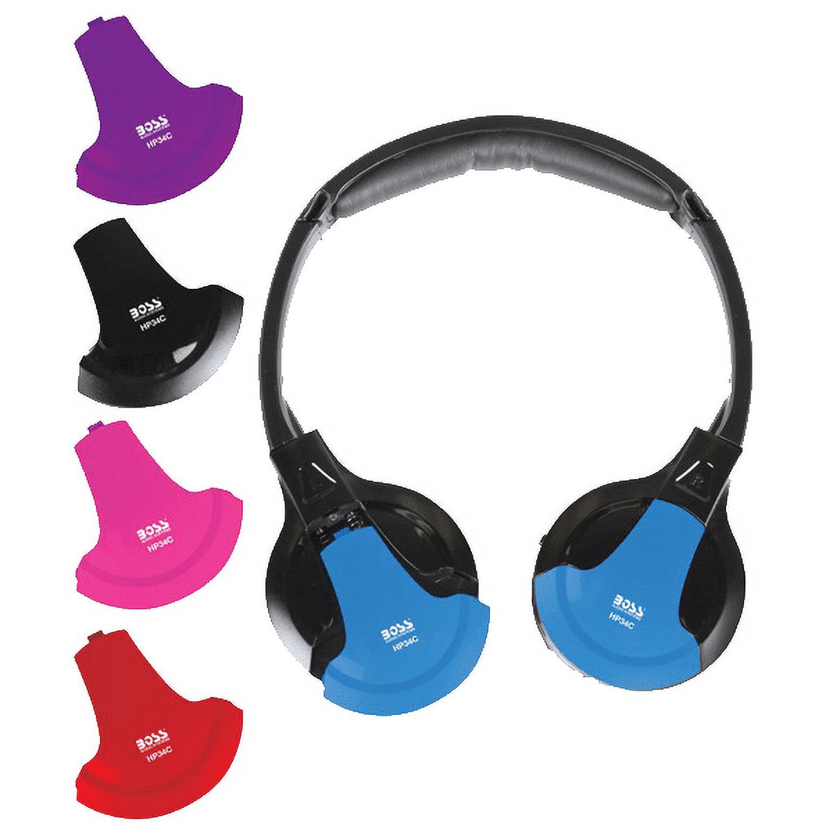BOSS Audio Systems HP34C Dual Channel Foldable Wireless Headphone, Multi Colors - image 1 of 17