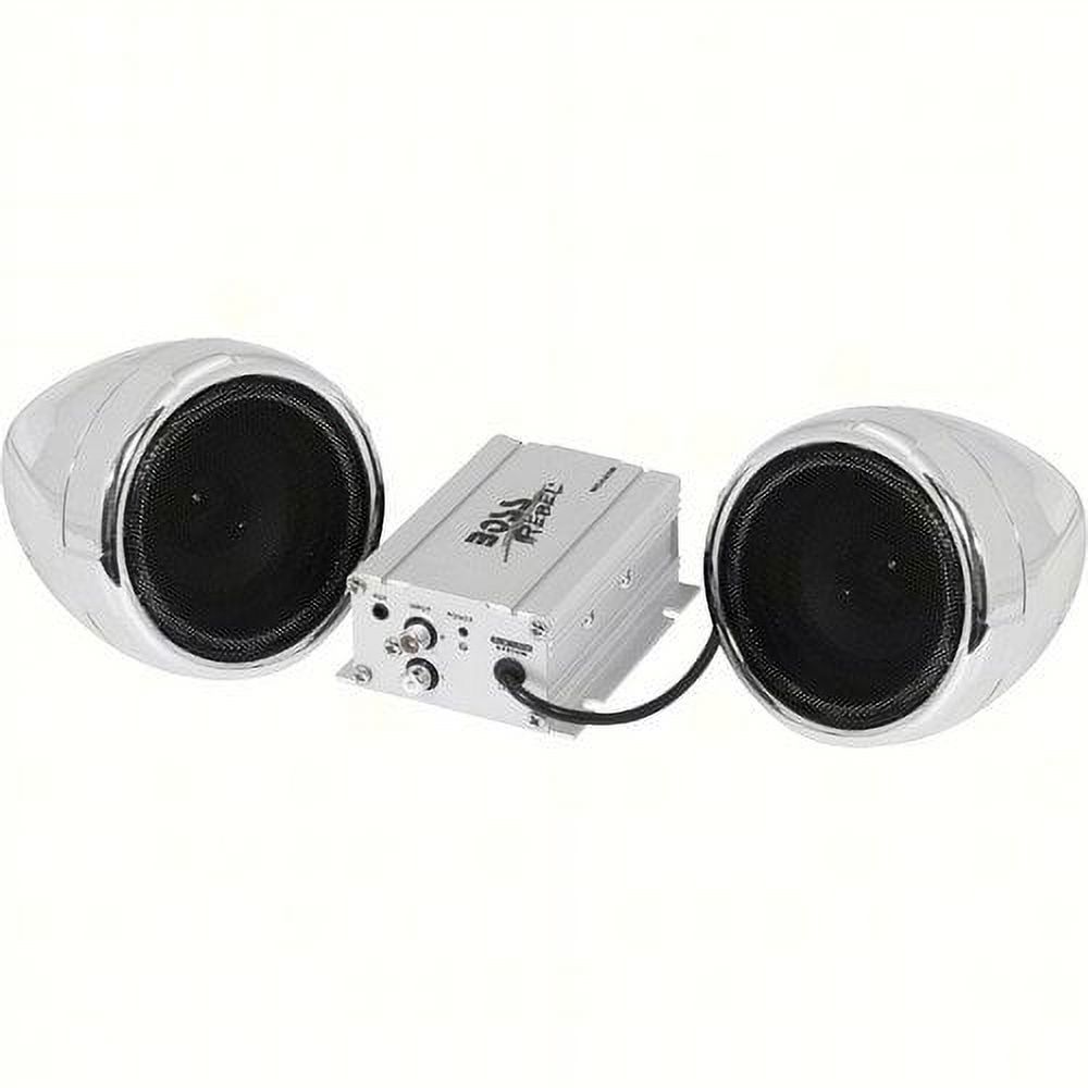 BOSS Audio Systems MC420B Motorcycle Speaker Amplifier, Bluetooth, 3” Speakers - image 1 of 5