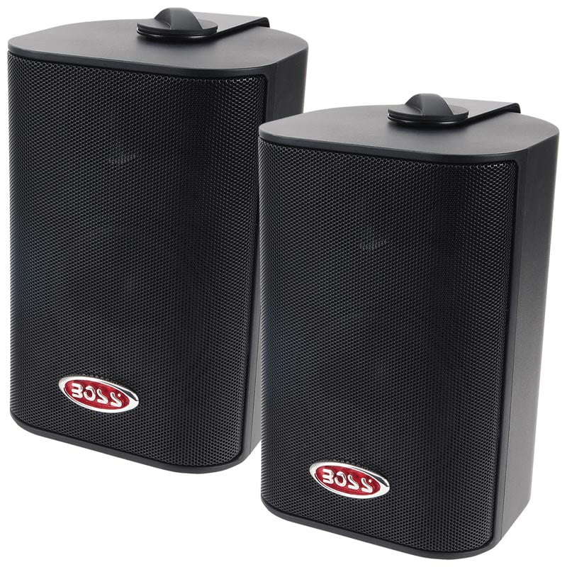 CWR WHOLESALE BOSS Audio Systems MR4.3B Marine Speakers, 200 Watts Per Pair, 4 Inch, 3 Way