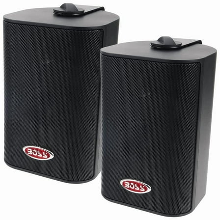 BOSS Audio Systems MR4.3B Marine Speakers, 200 Watts Per Pair, 4 Inch, 3 Way