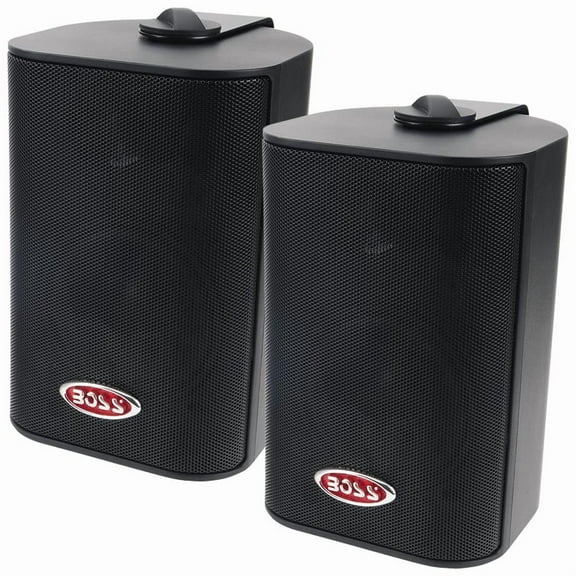 BOSS Audio Systems MR4.3B Marine Speakers, 200 Watts Per Pair, 4 Inch, 3 Way