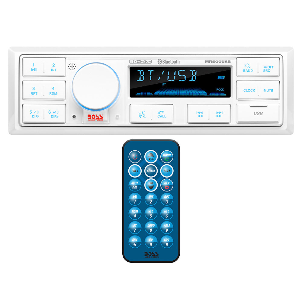 BOSS Audio Systems MGR350B Marine Gauge Audio Stereo System Digital