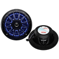 BOSS Audio Systems MRGB65B 6.5” Marine Speakers, 200 Watts Per Pair, 2 Way