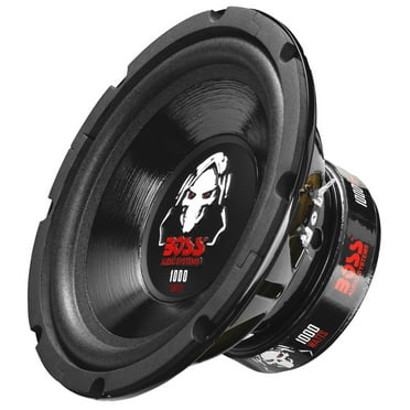 BOSS Audio Systems P80DVC Phantom Series 8 inch Car Subwoofer - 1000 Watts Max, Dual 4 Ohm Voice Coil, Sold Individually, Hook up to Amp