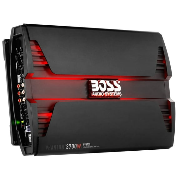 Open Box BOSS Audio Systems PV3700 5 Channel Car Amplifier, 3700W High Output, Bridgeable, Class A/B