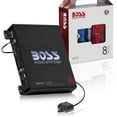 thumbnail image 1 of BOSS Audio Systems R1100MK 1100 Watt Monoblock Car Amplifier, 8 Gauge Wiring Kit, 1 of 11