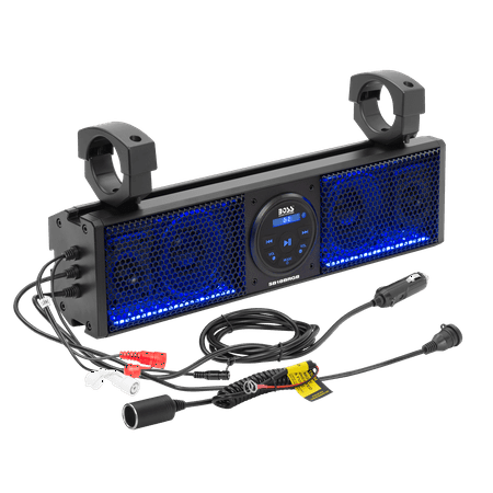 BOSS Audio Systems SB18BRGB ATV UTV Sound Bar System - 18 inches Wide, IPX5 Rated Weatherproof