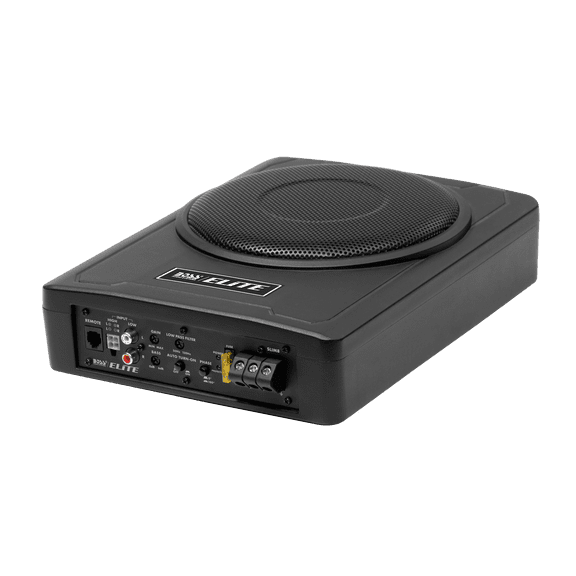 BOSS ELITE 8" Powered Car Subwoofer with Remote Control & Built-In Amplifier, 800W