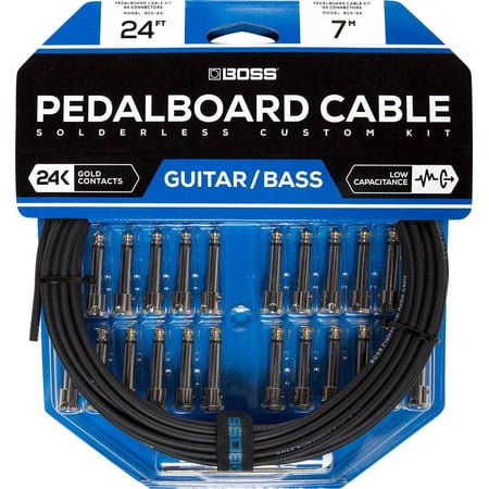 BOSS BCK-24 Pedalboard Cable Kit - 24 Connectors - 24 ft.