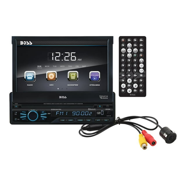 BOSS BVB9967RC - DVD receiver - display - 7" - touch screen - in-dash unit - Single-DIN - 85 Watts x 4