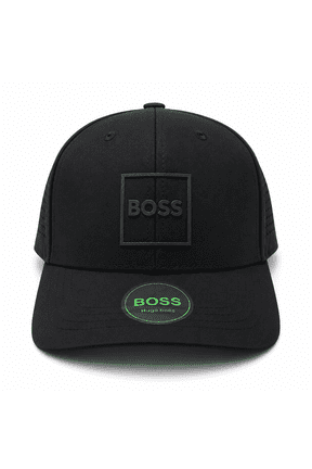 Black Performance Snapback Baseball Cap Breathable Adjustable Hat