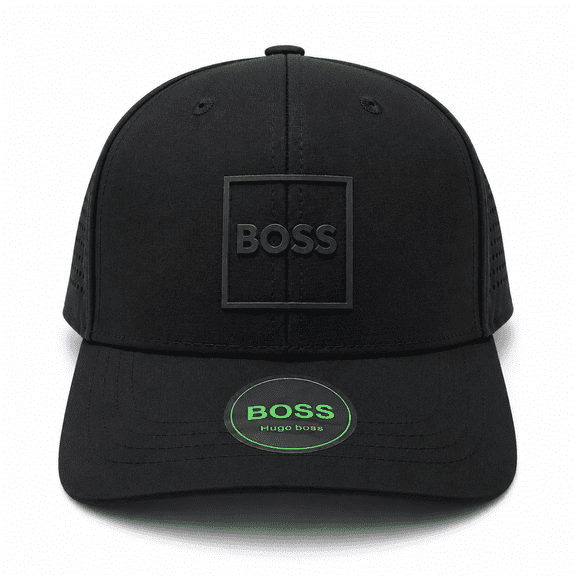 BOSS Black Performance Snapback Baseball Cap Breathable Adjustable Hat