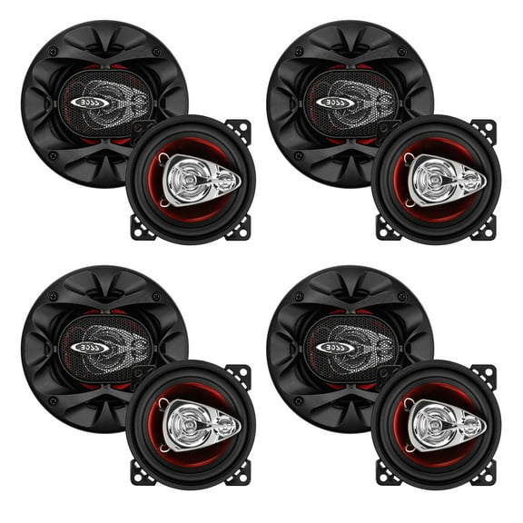 BOSS Chaos Exxtreme 4" Full Range Mounted Vehicle Speaker System Pair (4 Pack)
