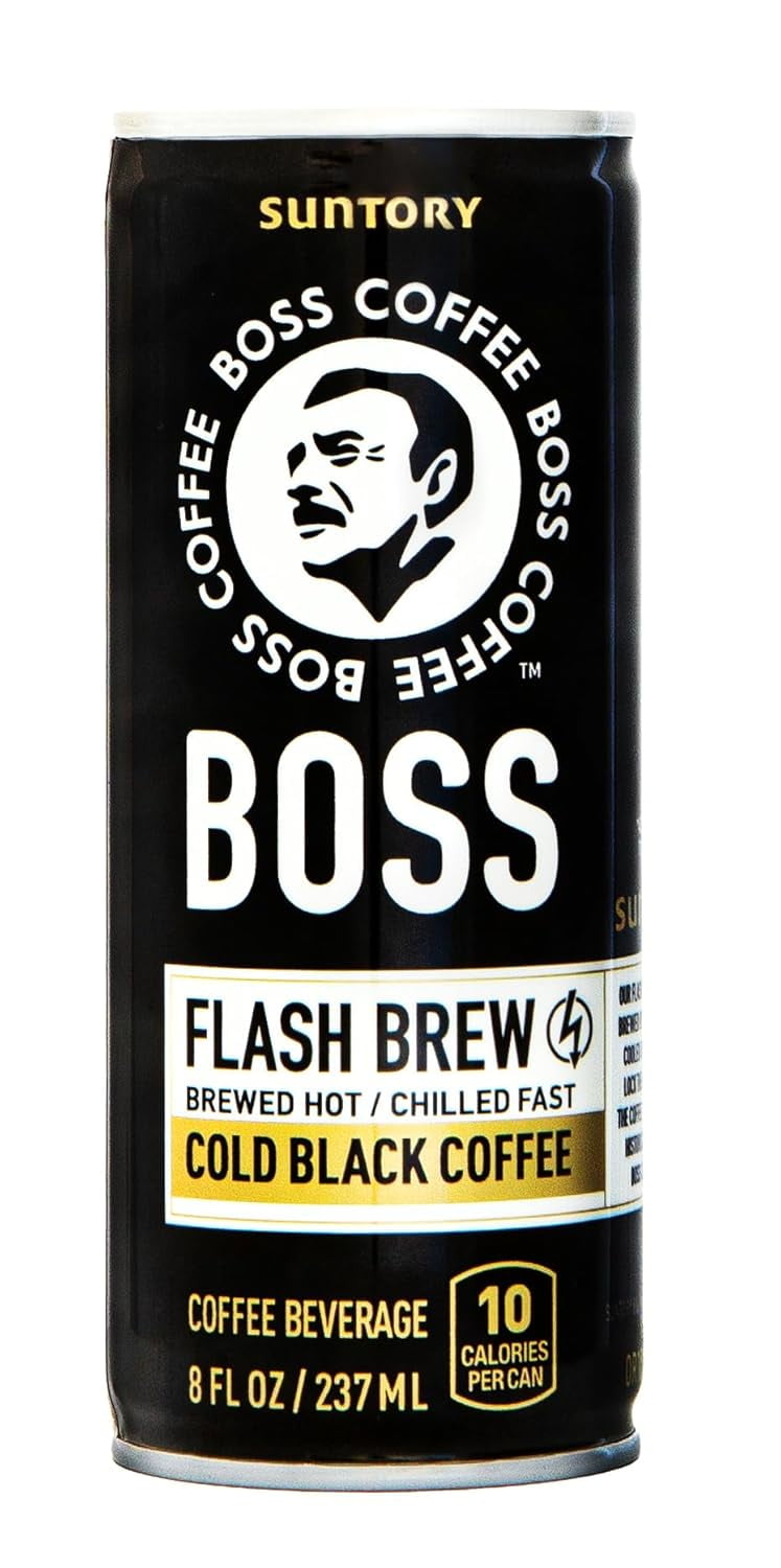 BOSS Original Black Coffee, Vegan, No Sugar ,Imported from Japan