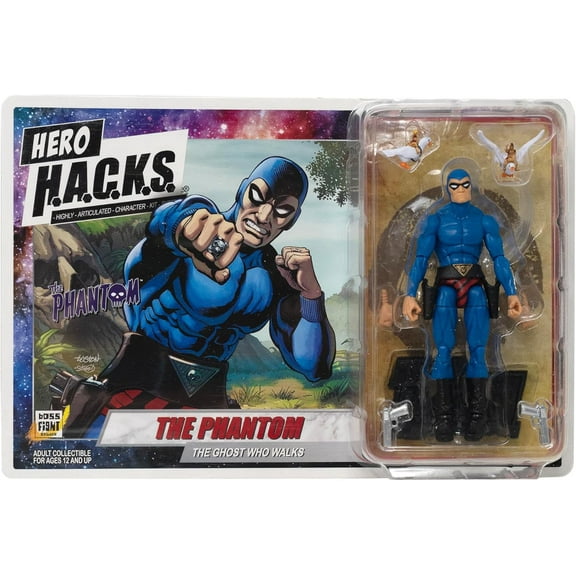 Hero H.A.C.K.S. The Phantom The Phantom Action Figure (Blue Variant)