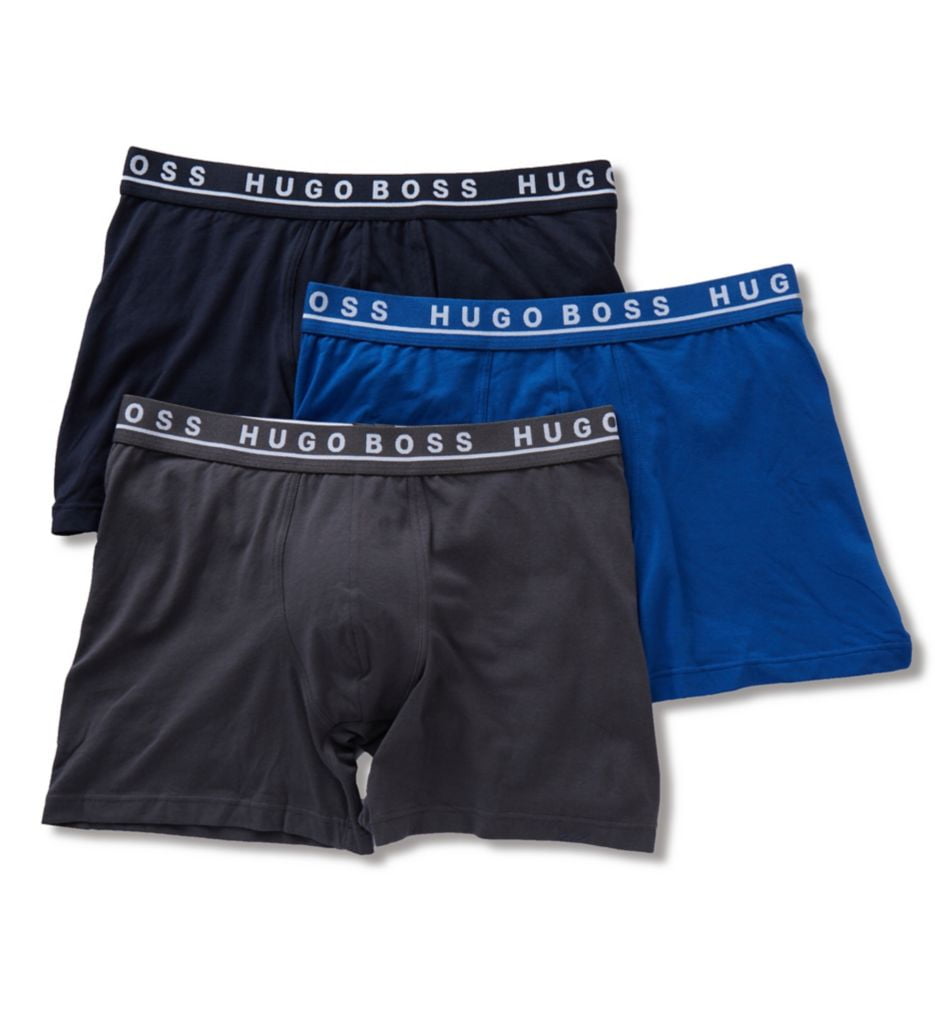 BOSS HUGO BOSS Cotton Stretch Boxer Brief, 3 Pack