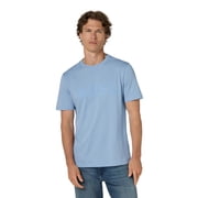 BOSS Mens Outlined Logo Crew Neck T-Shirt, Explorer Blue, Size XL