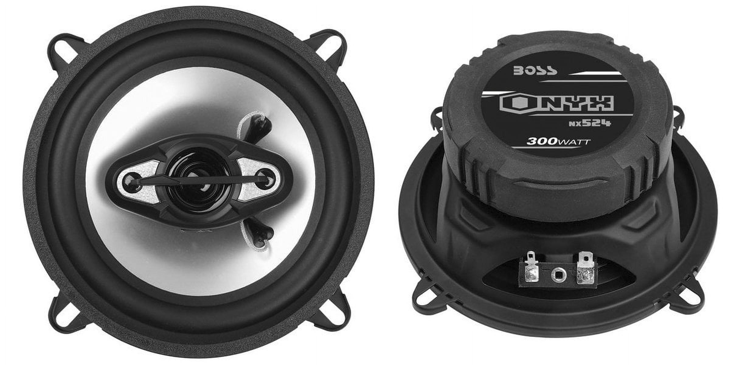 BOSS NX524 5.25" 300W & 6.5" 400W 4 Way Car Audio Coaxial Speakers (4 Pack) - image 1 of 10