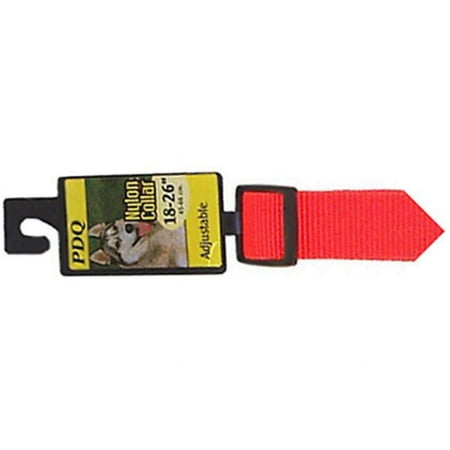 Boss Pet 2958002 1 x 18-26 in. Adjustable Nylon Collar, Blue
