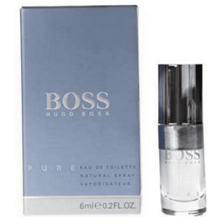 BOSS PURE Hugo Boss 0.2 oz 6 ml Miniature Eau de Toilette Men Cologne Spray Walmart