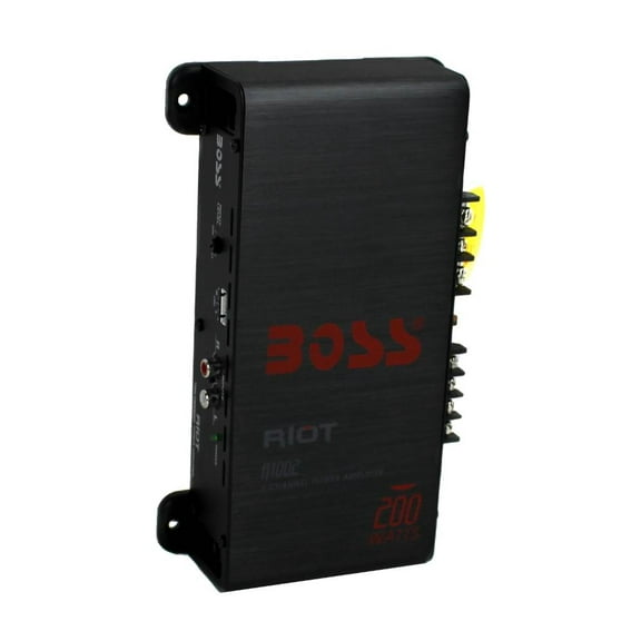 BOSS R1002 200W 2-Channel RIOT Car Audio High Power Amplifier Amp 200 Watts
