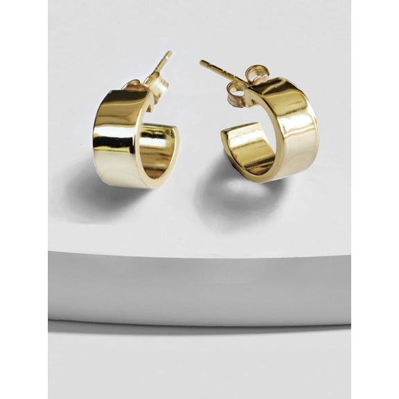 Boss Chubby Mini Hoop Earrings