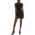 thumbnail image 1 of BOSS womens  Hugo  Domina Mini Dress, l, Black, 1 of 3