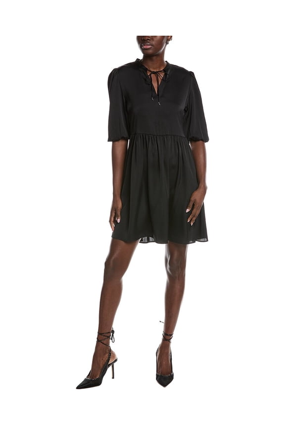 womens Hugo Dorena Mini Dress, XL, Black