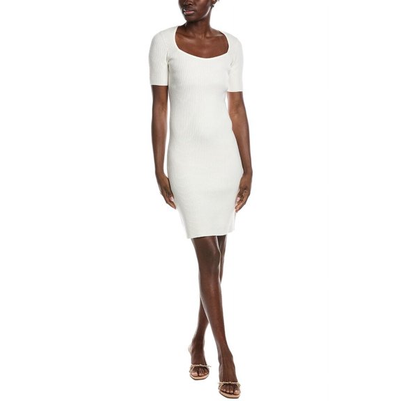 BOSS womens Hugo Fesco Sweaterdress, m, White