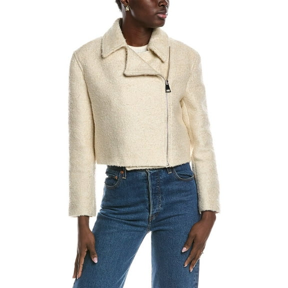 BOSS womens  Hugo  Jabi Jacket, XL, White